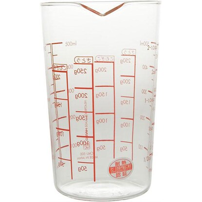 Heat-resistant measuring cup (500ml)