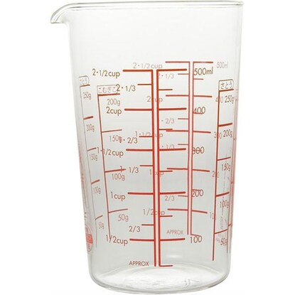 Heat-resistant measuring cup (500ml)