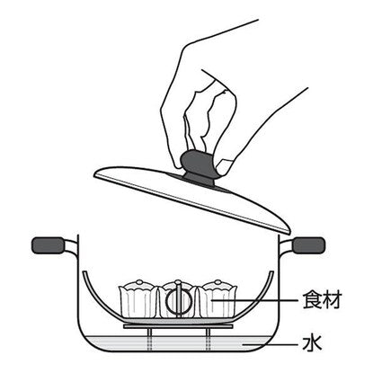 ステンレス蒸し器（18-28cm）