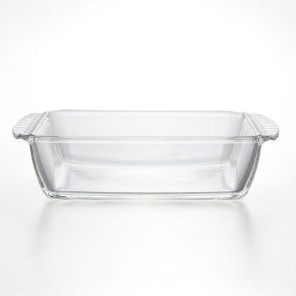 Heat-resistant glass square dish (1300mL)