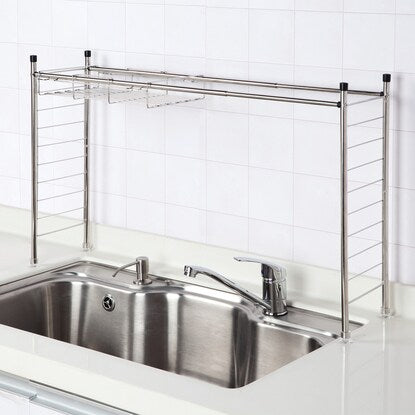 Extendable sink rack