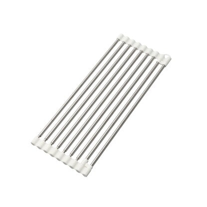 Foldable and hangable dish drainer (depth expandable, width 16cm)