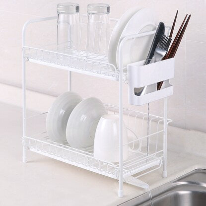 Dish drainer (2-tier slim PP-2S white)