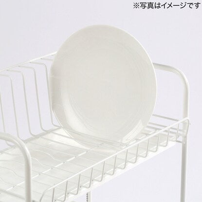 Dish drainer (2-tier slim PP-2S white)