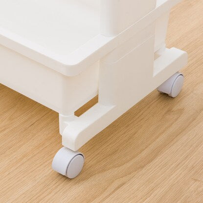 Lightweight and easy to assemble table wagon (3 tiers, white, JW21)