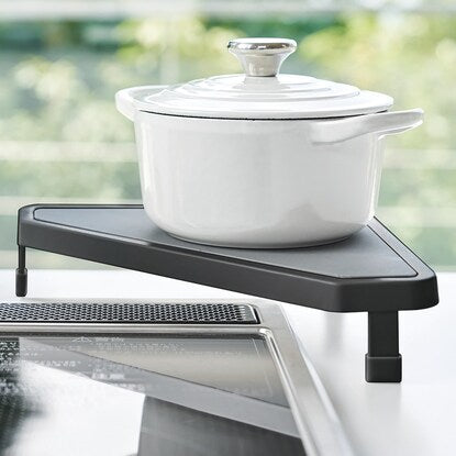 Stove corner rack (FLAT black)