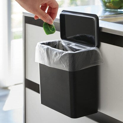 Magnetic &amp; Sink Door Trash Can (FLAT Black)