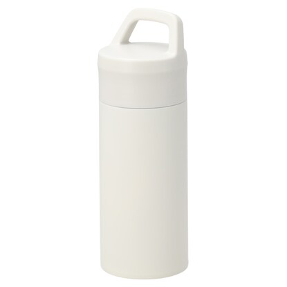 Stainless steel bottle with handle (510ml, white)