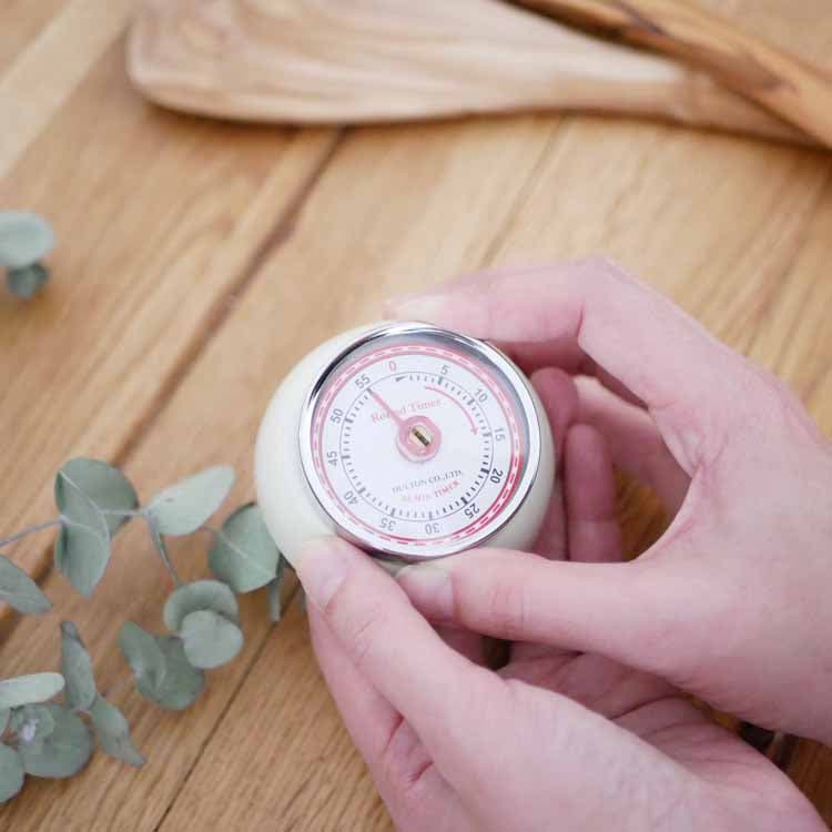 KITCHEN TIMER WITH MAGNET アイボリー
