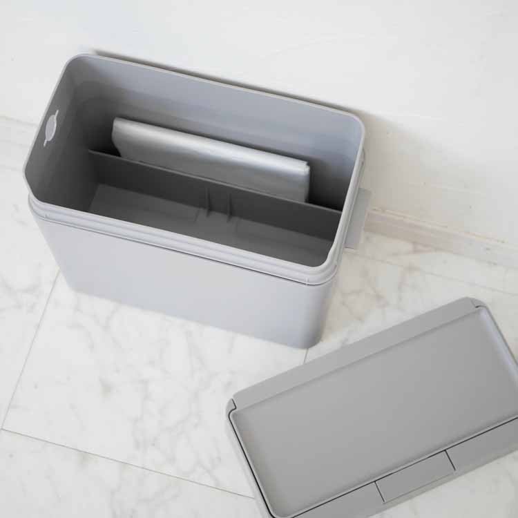 Seals 9.5 Airtight Dustbin, Gray
