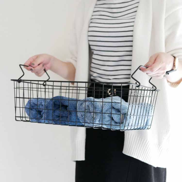 Stacking Basket S Black