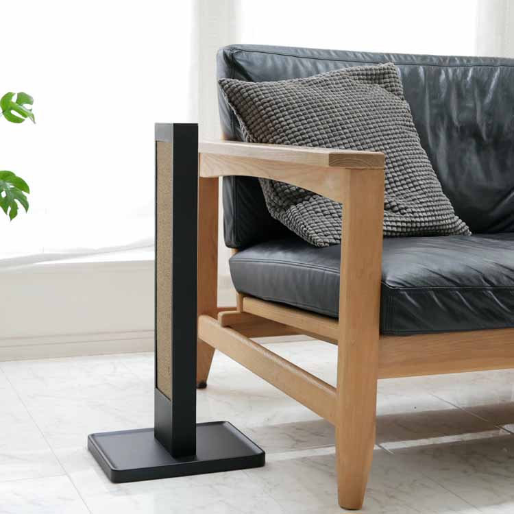 tower 猫の爪とぎスタンド ブラック