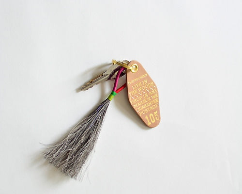 Live In The Woods Key Holder レザーキーホルダー