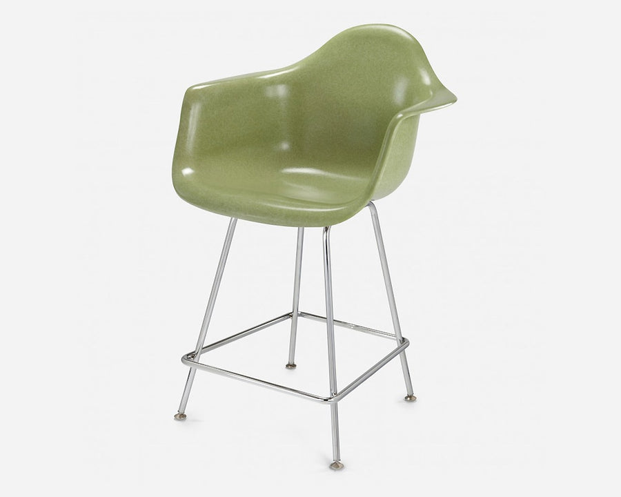 Fiberglass Arm Shell Chair CELERY