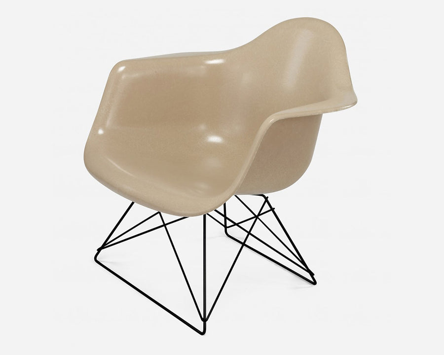 Fiberglass Arm Shell Chair OATMEAL オートミール