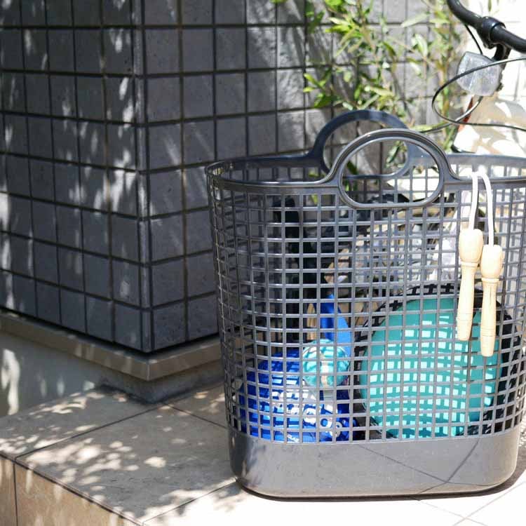 タウンバスケットビッグ グレー