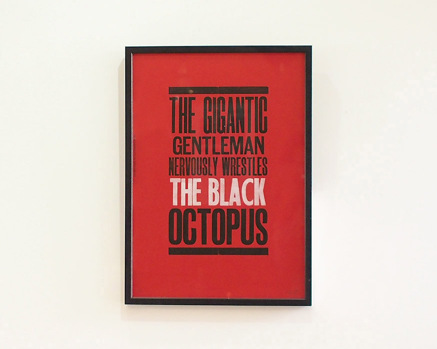 THE BLACK OCTOPUS POSTER ブラックオクトパス ポスター