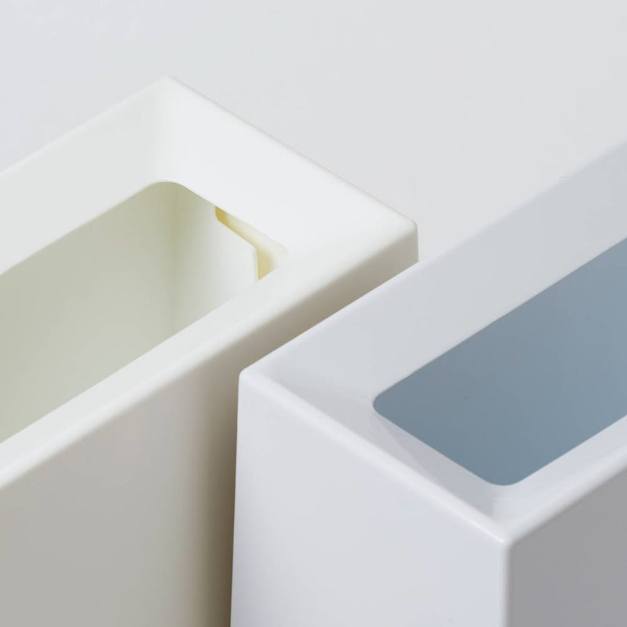 TUBELOR Brick Dustbin, White, Matte