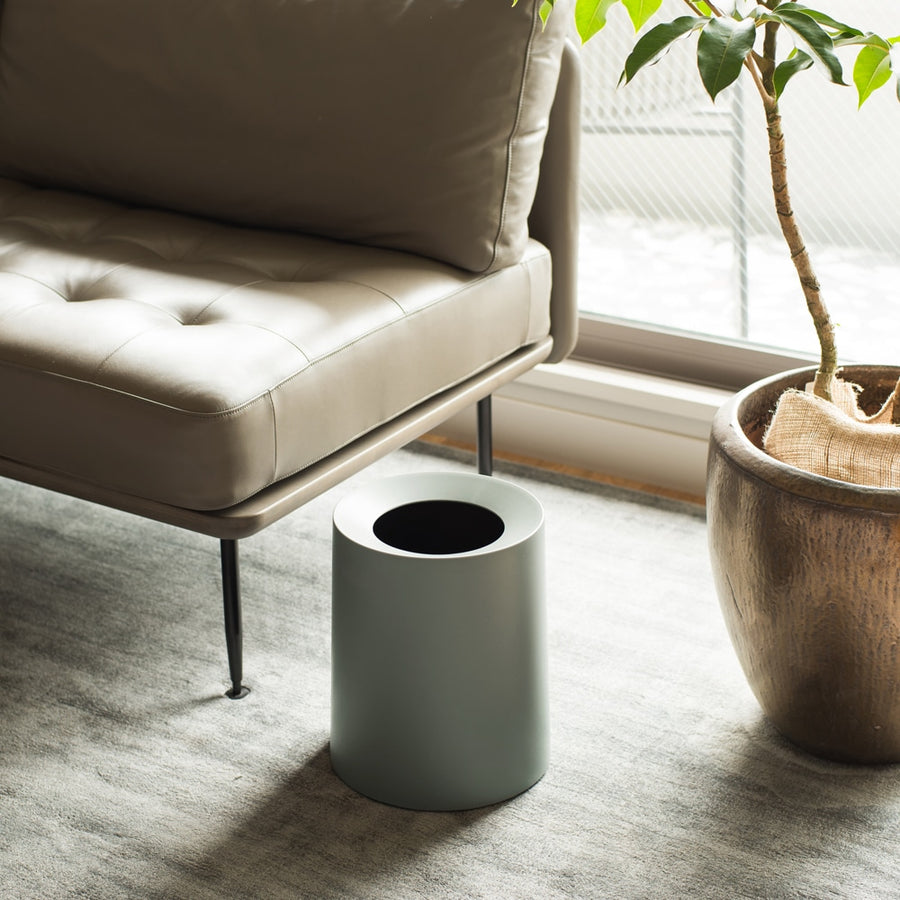 TUBELOR HOMME Round Dustbin, Ash Gray