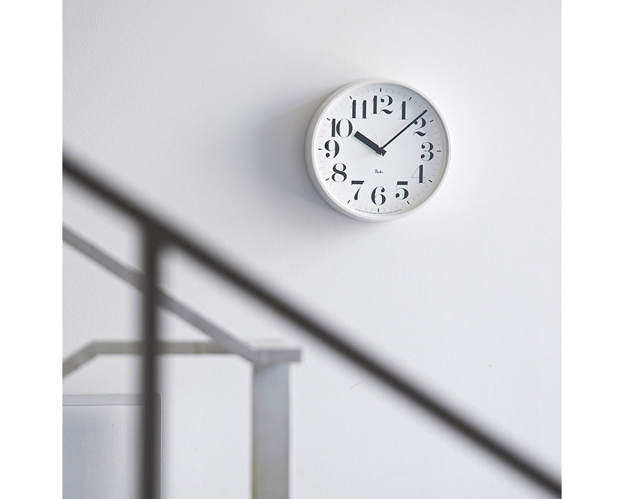 Riki Steel Clock, Numeric Indicator Type/Radio Controlled Clock