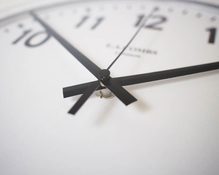 E.A. COMBS WALL CLOCK Arabic-A E.A. 数字指標A