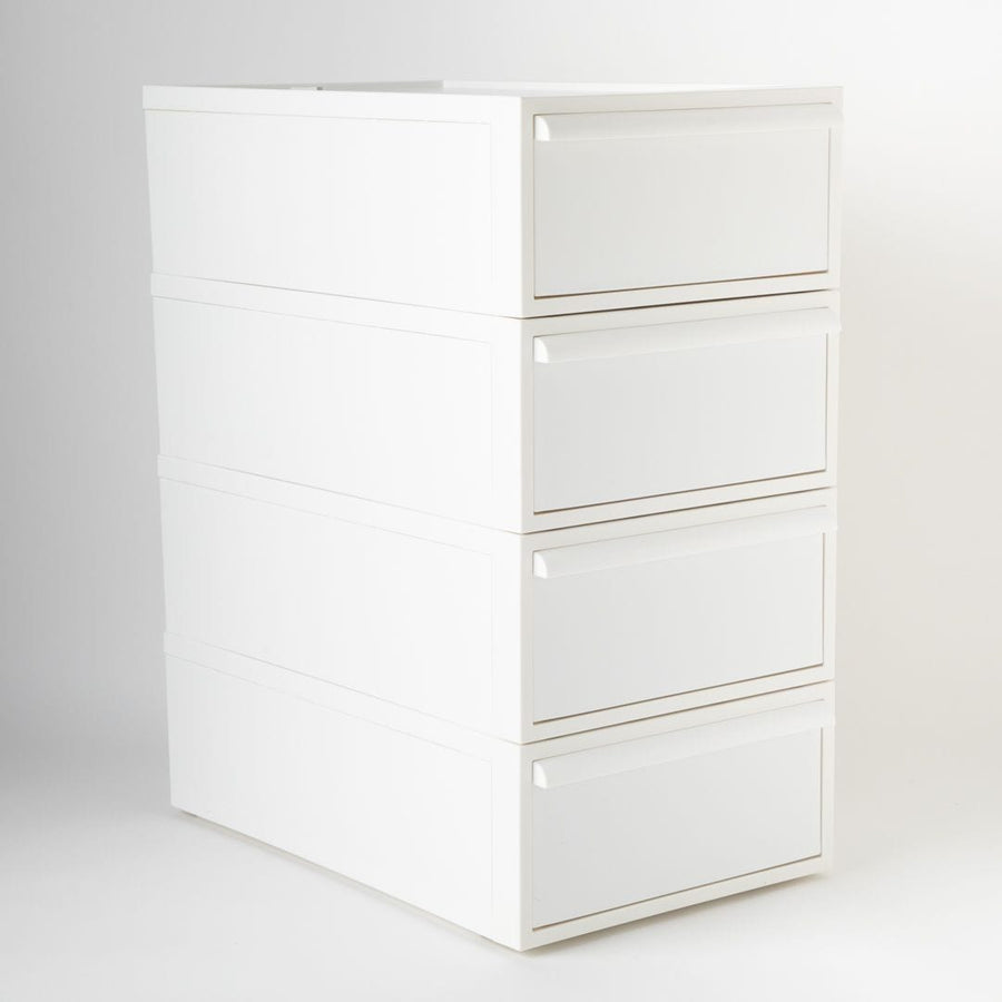 Closet System, Small Drawers, Set of 4, All White