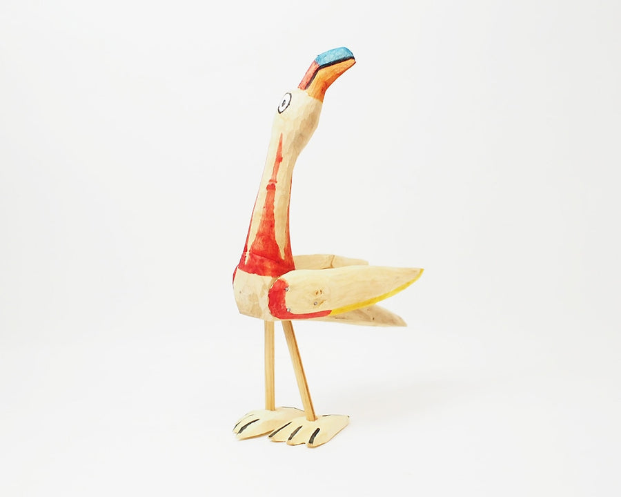 Wood Carving Bird Small ウッドカービング バードスモール