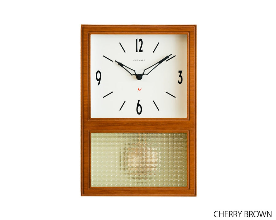 GLASS PENDULUM CLOCK 振り子時計