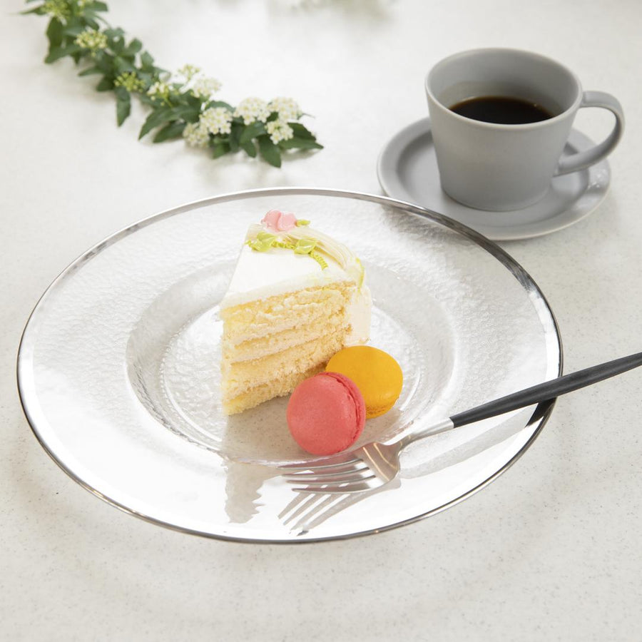 GLASS TABLEWARE OBO PLATE 28cm