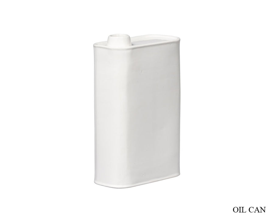 OIL CAN BOTTLE SHAPED FLOWER VASE