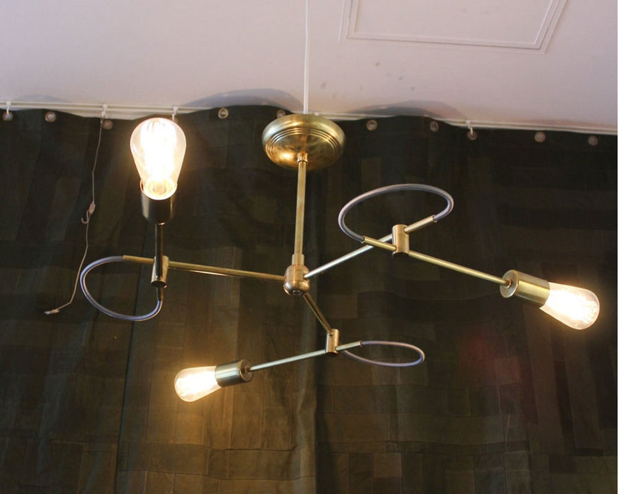 Solid Brass Lamp Tri Loop Lamp Solid Brass Lamp Tri Loop Lamp