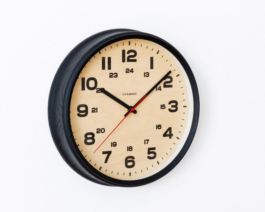 BRAM CLOCK ブラムクロックブラック 電波時計