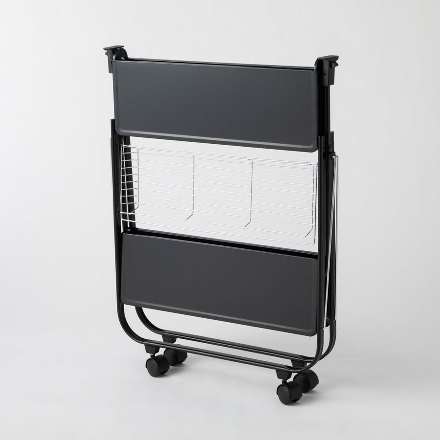 FOLDING TROLLEY SILVER マットブラック