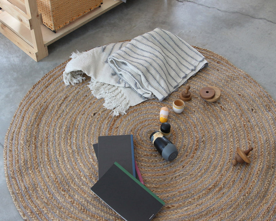Jute & Cotton Round Rug ジュート&コットン ラウンド ラグ