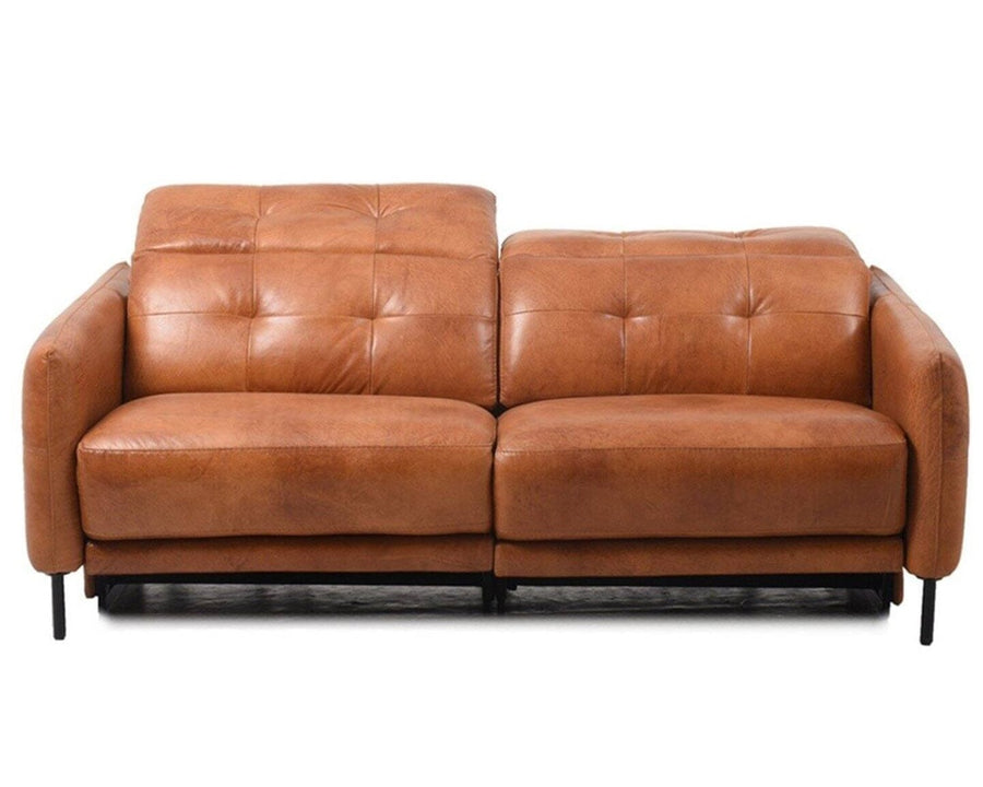 SHEFFIELD RECLINING SOFA LEATHER CM Seafield reclining sofa, leather camel