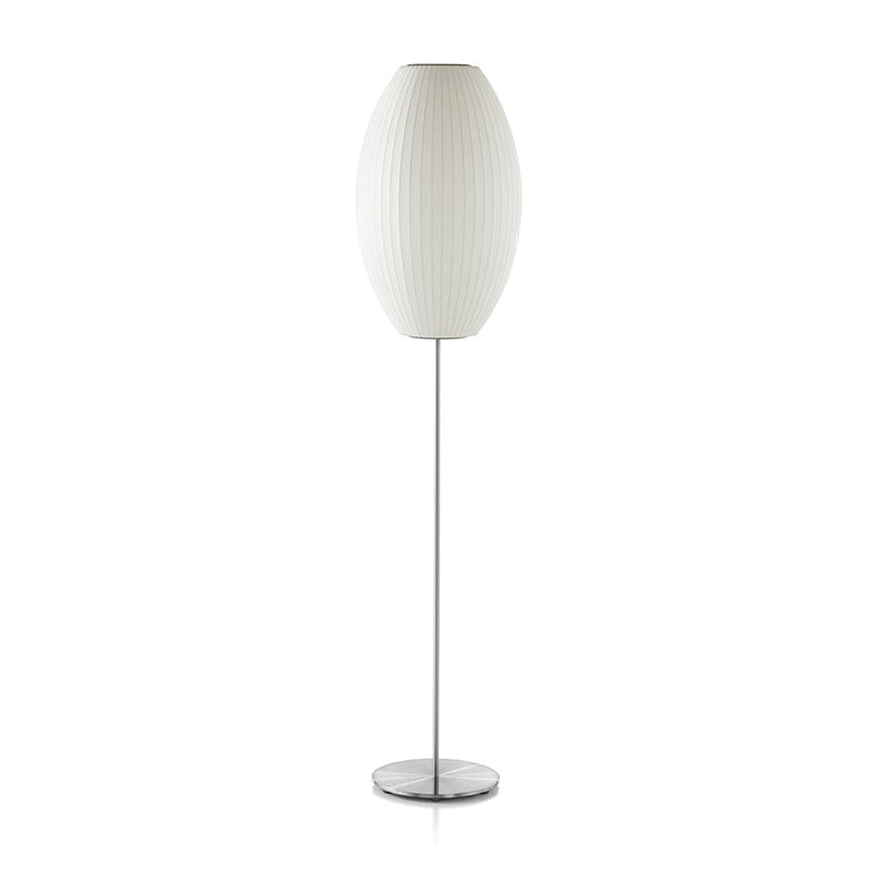 NELSON BUBBLE LAMP CIGAR LOTUS FLOOR Steel M