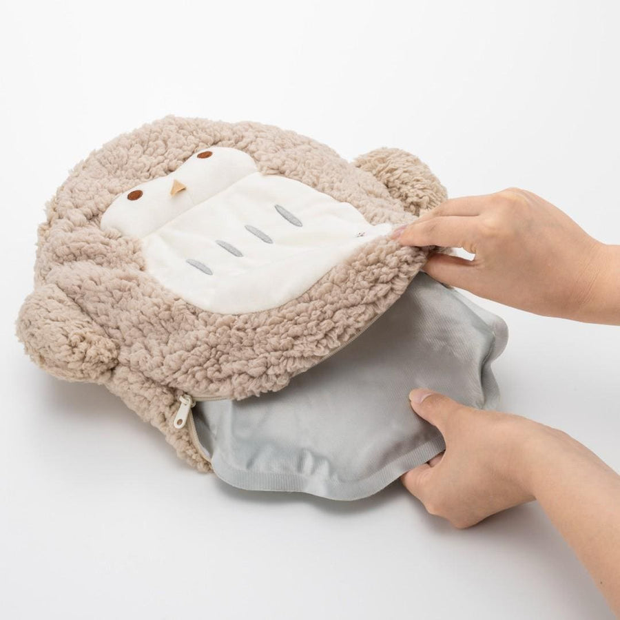 Heat storage eco hot water bottle "NukuNuku Hug"