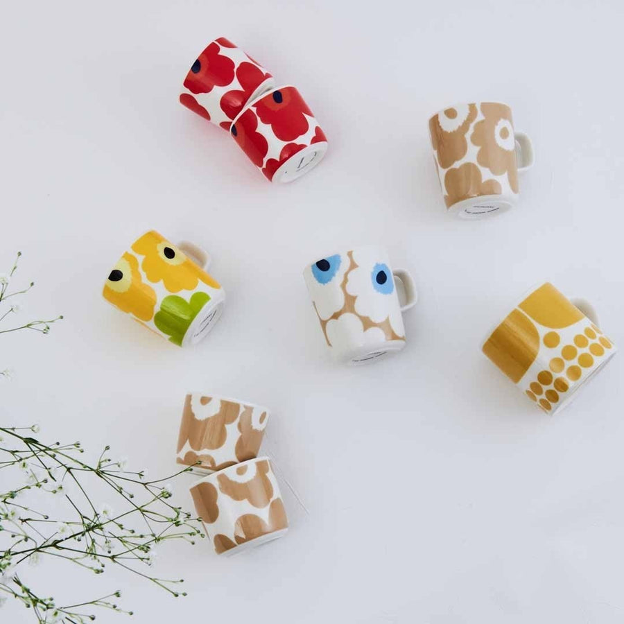 Unikko ラテマグ 2個セット ホワイト・ベージュ