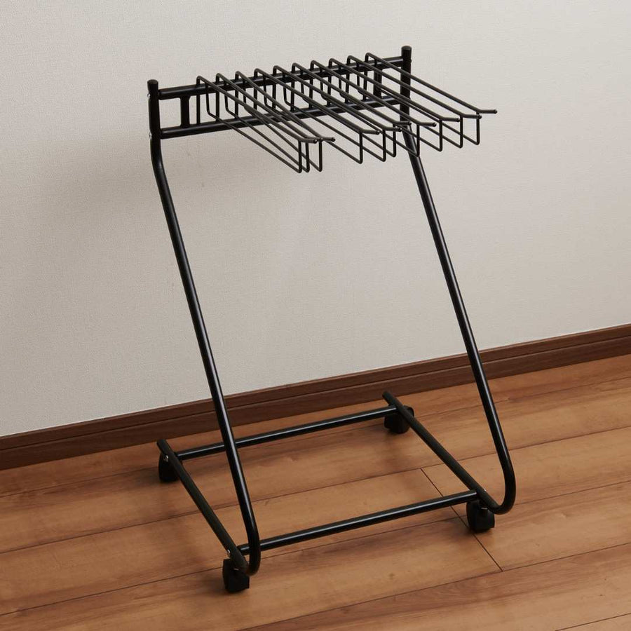 bws SELECTION Slacks Hanger, 10-Holder, Black