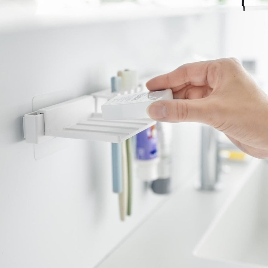 Tower Film Hook Toothbrush &amp; Toothpaste Storage Set