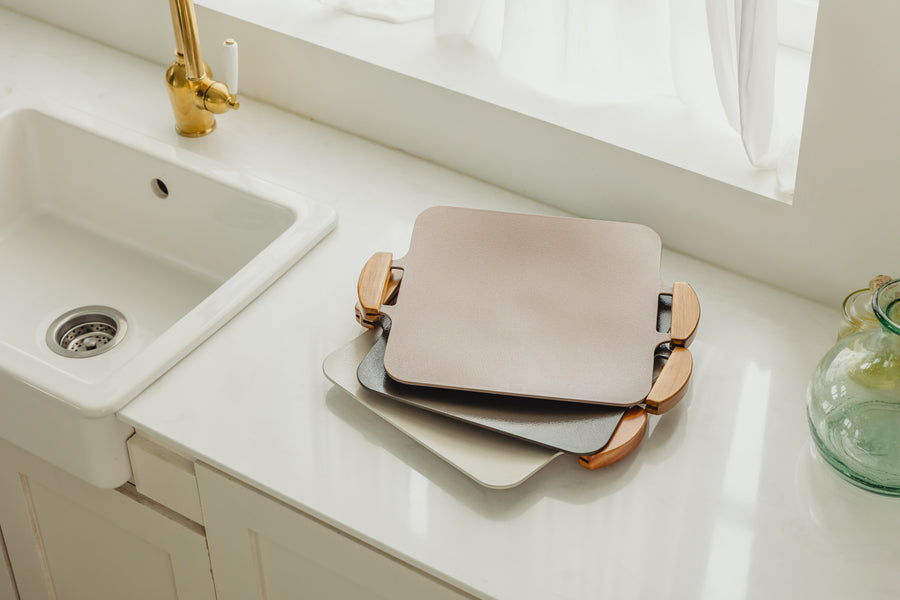 ソリッド グリルパン チャコール