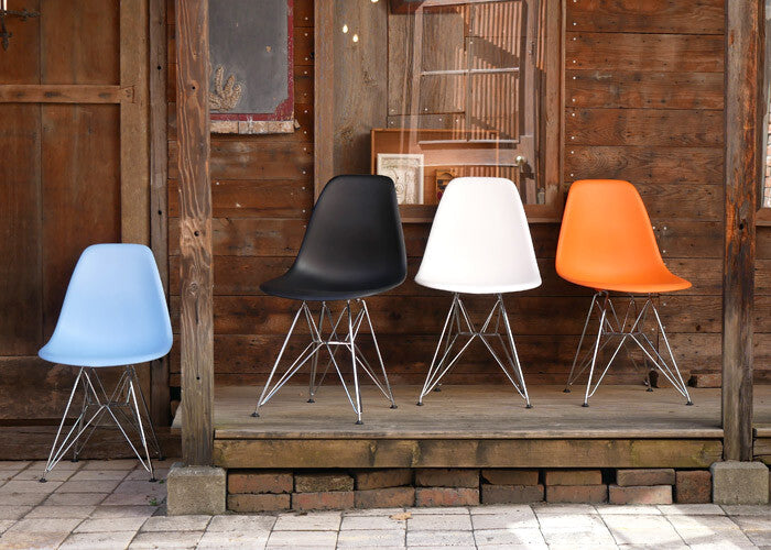 Modern shell design steel leg office chair