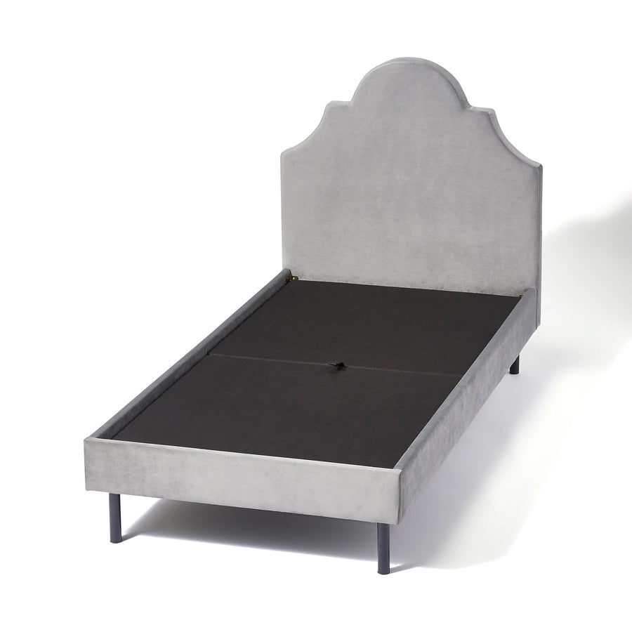 Brisa Bed Crown Single Grey