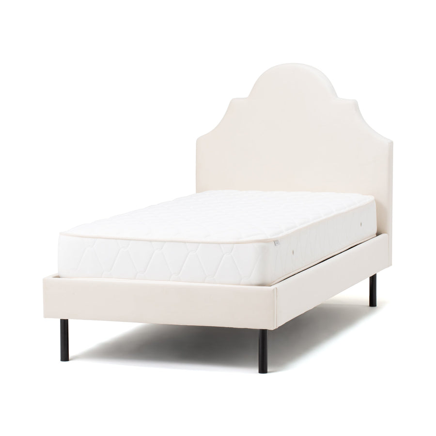 Brisa Bed Crown Double White