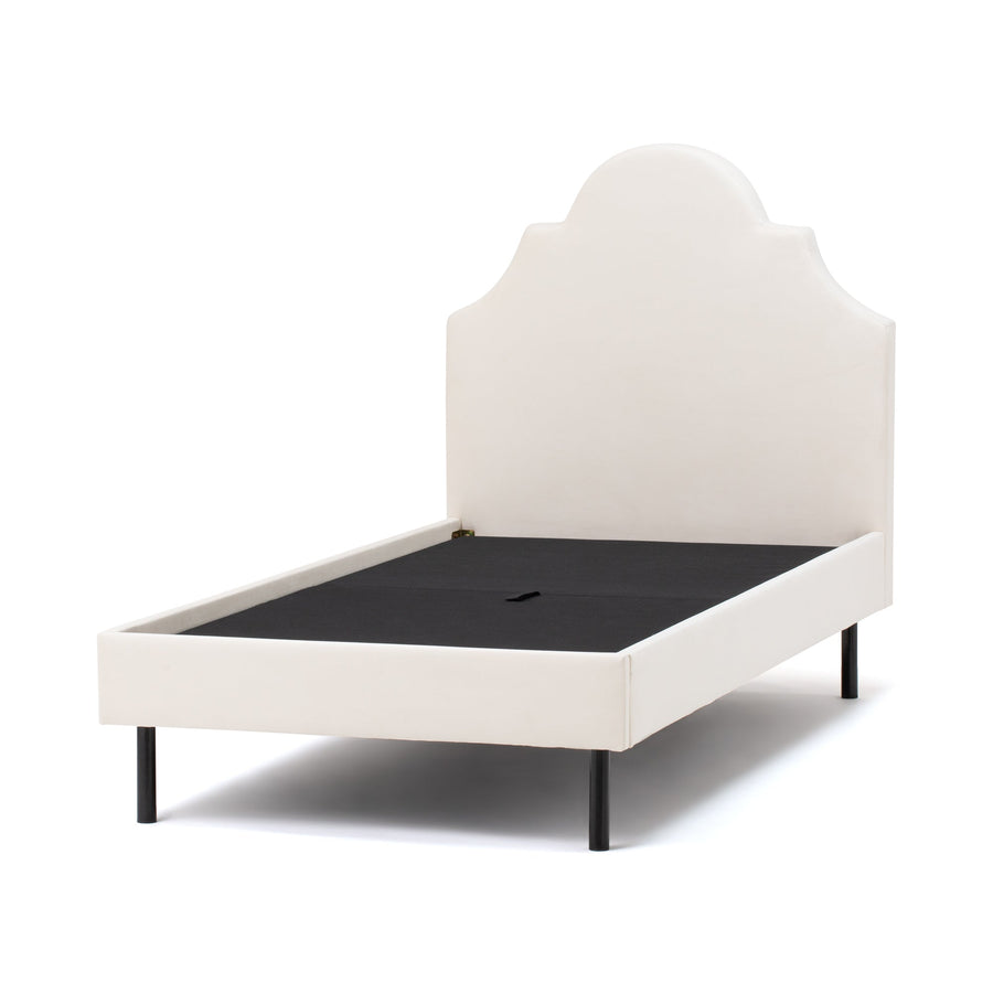 Brisa Bed Crown Double White