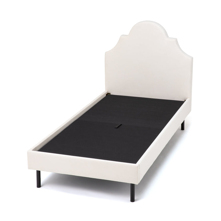 Brisa Bed Crown Double White