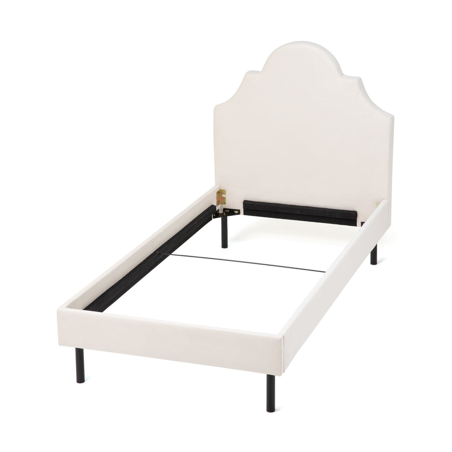 Brisa Bed Crown Double White