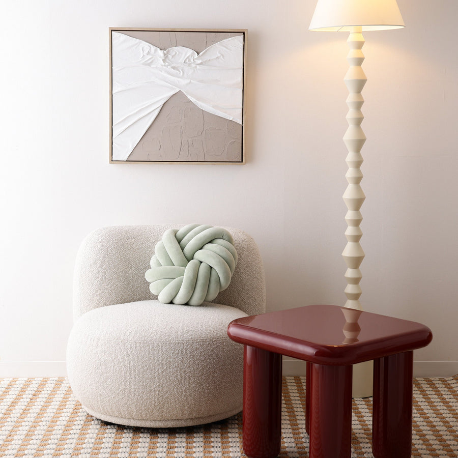 カラット コーヒーテーブル レッド（W500）