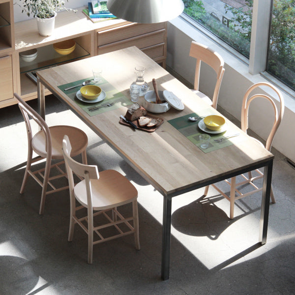 Order table 1800 Mizunara (Japanese oak) with soap, oil and urethane coating