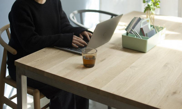 Order table 1500 Mizunara (Japanese oak) with soap, oil and urethane coating